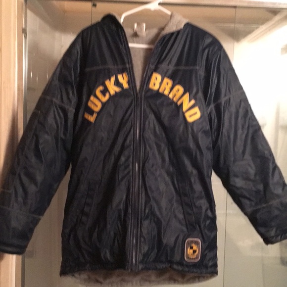 Warm lucky brand coat jacket XL 20 zip fleece - Picture 2 of 9